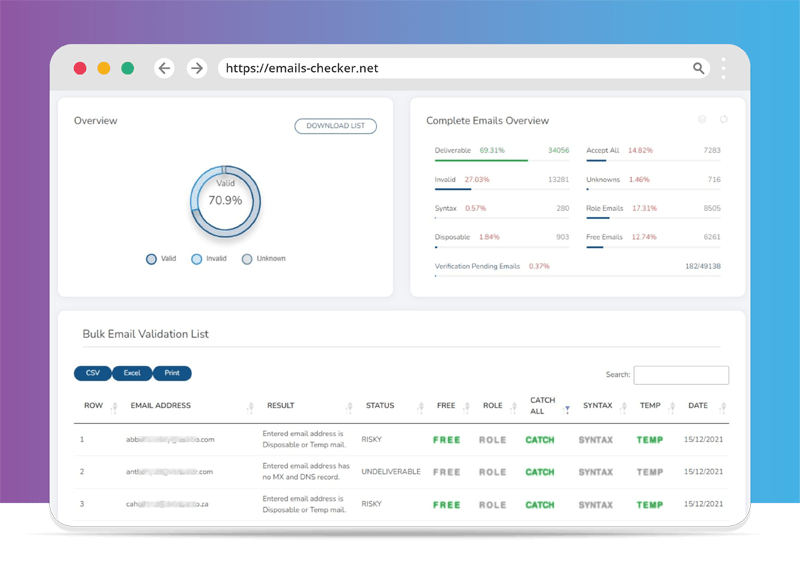 emails checker website